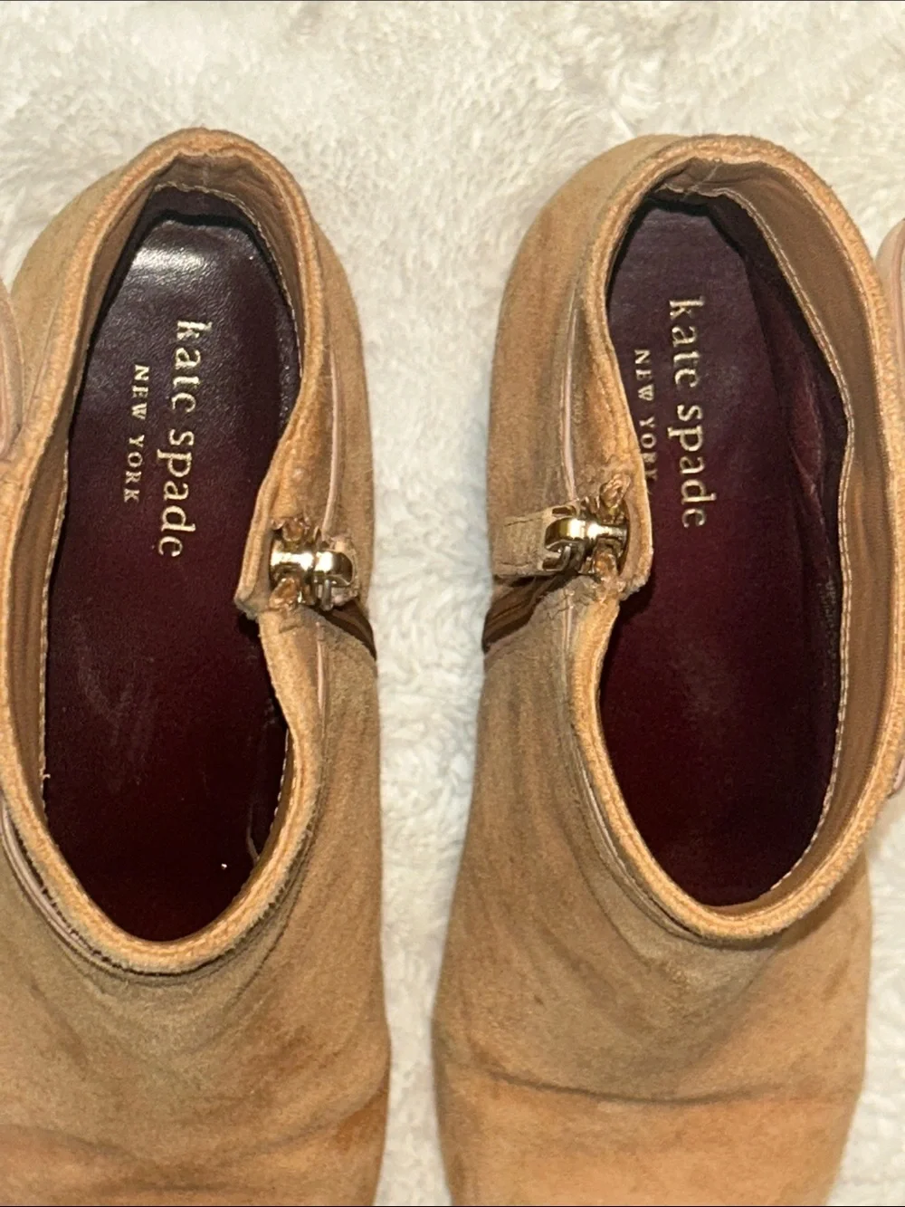 kate spade suede ankle